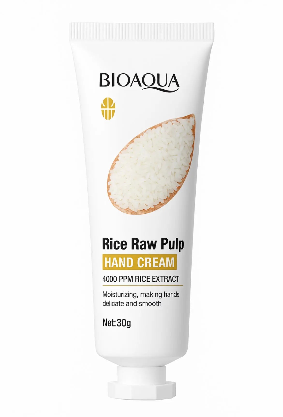 Crème Main - Extrait de Riz Coréen 30g | Hydratation Intense Mains Sèches - DivaGlow DivaGlow