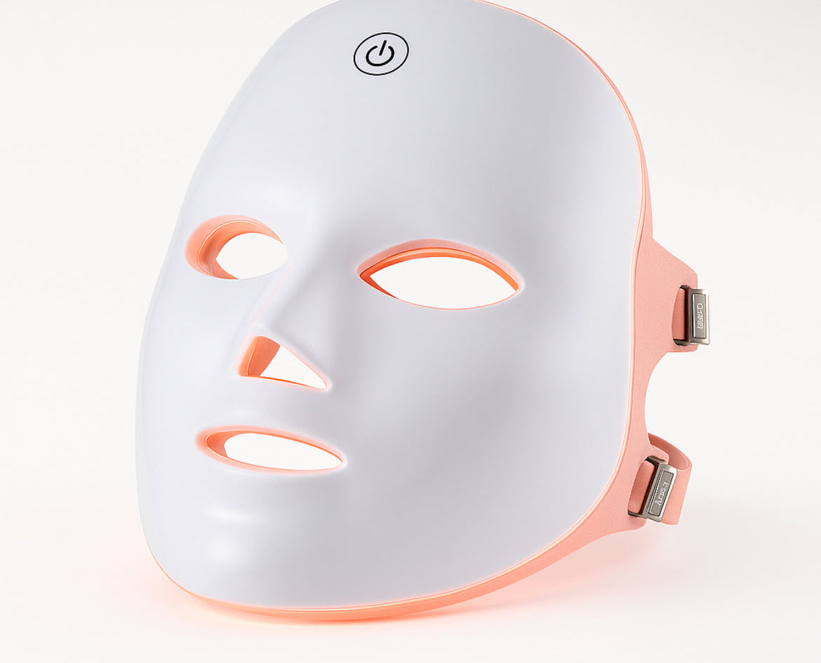 Masque LED Visage 7 Couleurs - Soin Photon Thérapie Peau | Anti-Âge & Raffermissant DivaGlow