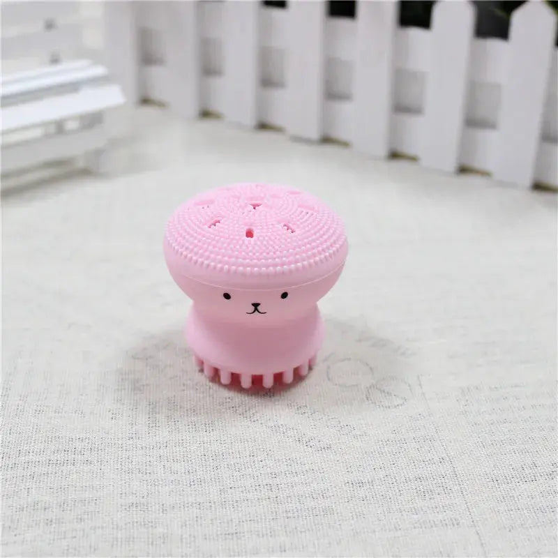 Mini Nettoyant visage en silicone Kawaii - DivaGlow - DivaGlow