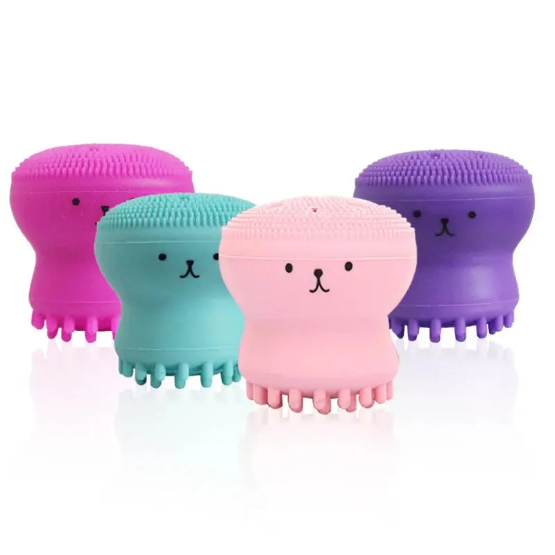 Mini Nettoyant visage en silicone Kawaii - DivaGlow - DivaGlow